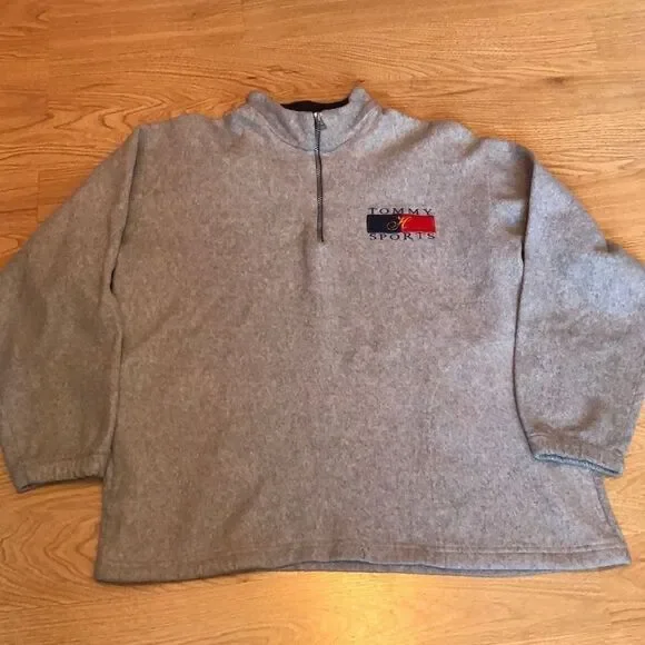 Vintage Tommy Hilfiger Sports 1/4 zip sz XL - Picture 5 of 8